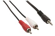 Obrázek Redukční kabel JACK-2xRCA M 1.5m