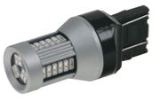 Obrázek LED T20 (7443) oranžová, 12-24V, 30LED/4014SMD