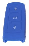 Obrázek Silikonový obal pro klíč VW 3-tlačítkový, modrý