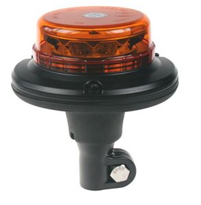 Obrázek z LED maják, 12-24V, 12x3W oranžový na držák, ECE R65 