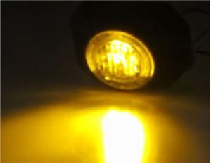 Obrázek z PROFI výstražné LED světlo vnější, 12-24V, oranžové, ECE R65 