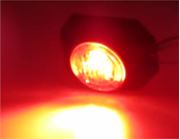 Obrázek PROFI výstražné LED světlo vnější, 12-24V, červené