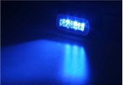 Obrázek PROFI výstražné LED světlo vnější, modré, 12-24V, ECE R65