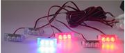 Obrázek PREDATOR LED do mřížky, 12V, modro-červená