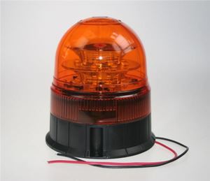 Obrázek z LED maják, 12-24V, 16x3W, oranžový fix, ECE R65 