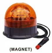 Obrázek Halogen maják, 12 i 24V, oranžový magnet, ECE R65