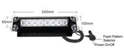 Obrázek PREDATOR LED vnitřní, 8x3W, 12-24V, červeno-modrý, 233mm