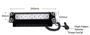 Obrázek z PREDATOR LED vnitřní, 8x3W, 12-24V, červeno-modrý, 233mm 