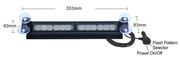 Obrázek PREDATOR LED vnitřní, 12x3W, 12-24V, modrý, 353mm, ECE R10