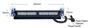 Obrázek z PREDATOR LED vnitřní, 12x3W, 12-24V, modrý, 356mm, ECE R10 