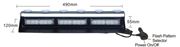 Obrázek x PREDATOR LED vnitřní, 18x3W, 12-24V, modrý, 490mm, ECE R10