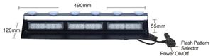 Obrázek z x PREDATOR LED vnitřní, 18x3W, 12-24V, modrý, 490mm, ECE R10 