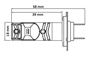 Obrázek z CSP LED H7 bílá, 12-24V, 30W 