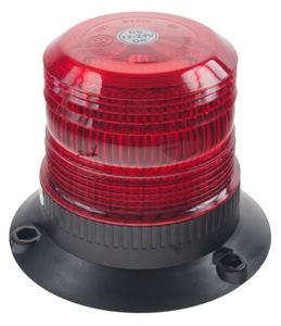 Obrázek z Zábleskový maják, 12-24V, červený magnet, ECE R10 