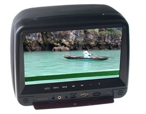 Obrázek z DVD/SD/USB monitor 9" v černé opěrce 