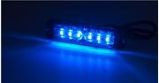 Obrázek LINEAR LED 6x5W LED, 12-24V, modrý, ECE R65