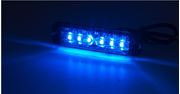 Obrázek x LINEAR LED 6x5W LED, 12-24V, modrý, ECE R65