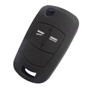 Obrázek Silikonový obal pro klíč Opel 2-tlačítkový, černý