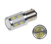 Obrázek LED BA15s bílá, 12-24V, 16LED/5730SMD