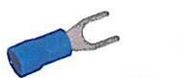 Obrázek Kabelová vidlička M4 modrá, 100 ks
