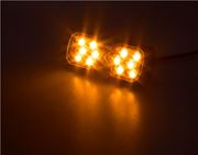 Obrázek PROFI LED výstražné světlo 12-24V 11,5W oranžové ECE R65 114x44mm