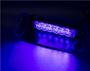 Obrázek z PREDATOR LED vnitřní, 6x3W, 12-24V, modrý, 210mm, ECE R10 