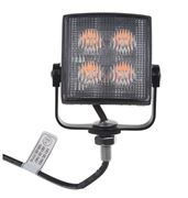Obrázek Výstražné LED světlo vnější, oranžové, 12-24V, ECE R65