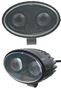 Obrázek z PROFI LED výstražné bodové světlo 10-80V 2x4W modré 143x122mm 