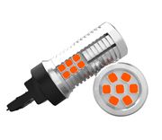 Obrázek LED T20 (7440) oranžová, 12-24V, 30LED/3030SMD