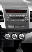 Obrázek 2DIN redukce pro Citroën C-Crosser 07-12, Mitsubishi Outlander 06-12, Peugeot 4007 07-12