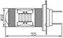 Obrázek z CREE LED H7 bílá, 12-24V, 30W (6x5W) 