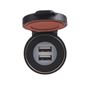 Obrázek z 2x USB zásuvka ve voděodolném držáku 12/24V, 2x 2,4A 