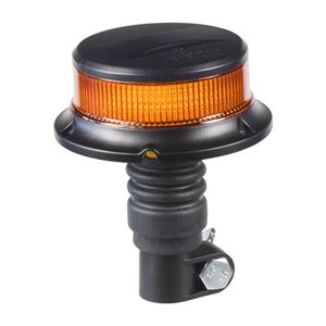 Obrázek z LED maják, 12-24V, 18x1W oranžový na držák, ECE R65 R10 