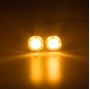 Obrázek z 2x PROFI výstražné LED světlo vnější oranžové, 12-24V, ECE R65 