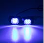 Obrázek z 2x PROFI výstražné LED světlo vnější modré, 12-24V, ECE R65 