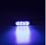Obrázek z SLIM výstražné LED světlo vnější, modré, 12-24V, ECE R65 