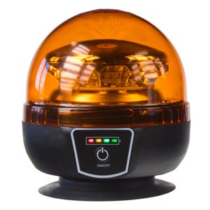 Obrázek z AKU LED maják, 12x3W oranžový, magnet, ECE R65 