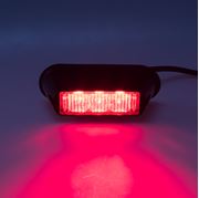 Obrázek PREDATOR 3x1W LED, 12-24V, červený, ECE R10