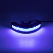Obrázek Výstražné LED světlo vnější, 12-24V, 12x3W, modré, ECE R65