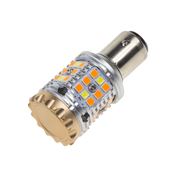 Obrázek LED BAY15D bílá/oranžová, CAN-BUS, 12V, 40LED/3030SMD