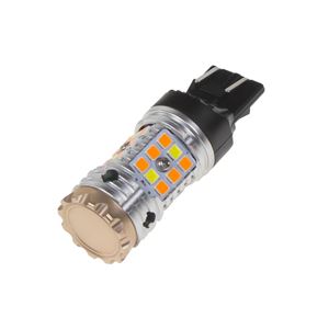 Obrázek z LED T20 (7443) bílá/oranžová, CAN-BUS, 12V, 32LED/3030SMD 