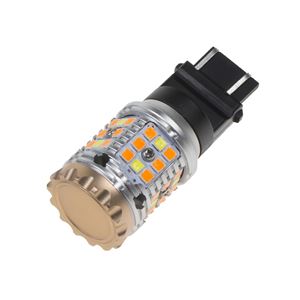 Obrázek z LED T20 (3157) bílá/oranžová, CAN-BUS, 12V, 40LED/3030SMD 