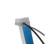 Obrázek z nE LED silikonový extra plochý pásek ledově modrý 12 V, 60 cm 