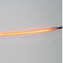 Obrázek z LED silikonový extra plochý pásek oranžový 12 V, 60 cm 