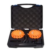Obrázek x LED výstražné světlo 16LED, oranžové, set 2ks