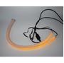Obrázek z LED pásek, dynamické blinkry oranžová / poziční světla bílá, 45 cm 
