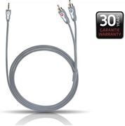 Obrázek Oehlbach SL Analog Audio 3.5 Jack-2RCA 2,0m