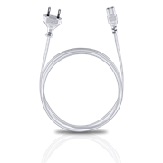 Obrázek Oehlbach Powercord C7, bílá, 1,5m