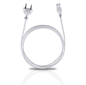 Obrázek z Oehlbach Powercord C7, bílá, 1,5m 