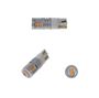 Obrázek z LED T10 oranžová, 12/24V, 15LED/1W SMD 